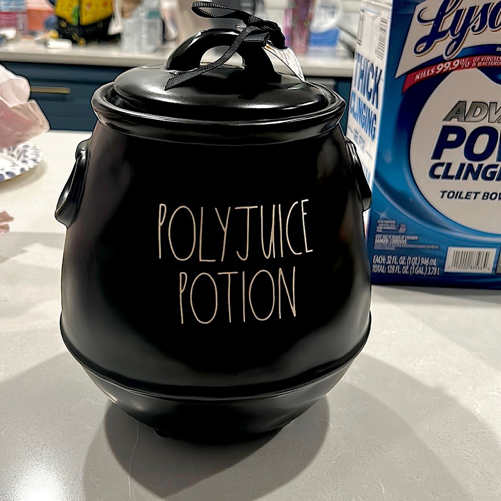 Harry Potter Rae Dunn Polyjuice Potion Cookie Jar